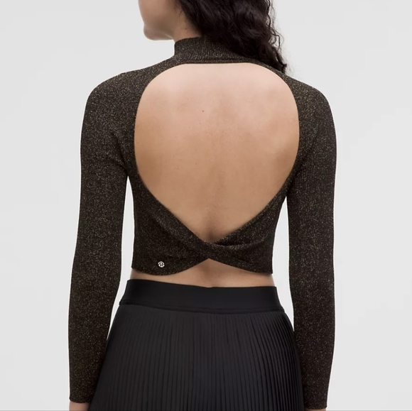 Lululemon Glitter Knitted Twist Back - Picture 2 of 7